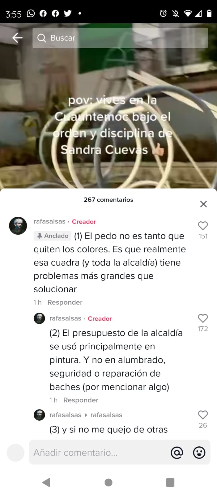 TikTok revela que juegos infantiles fueron pintados con colores de la alcaldía Cuauhtémoc