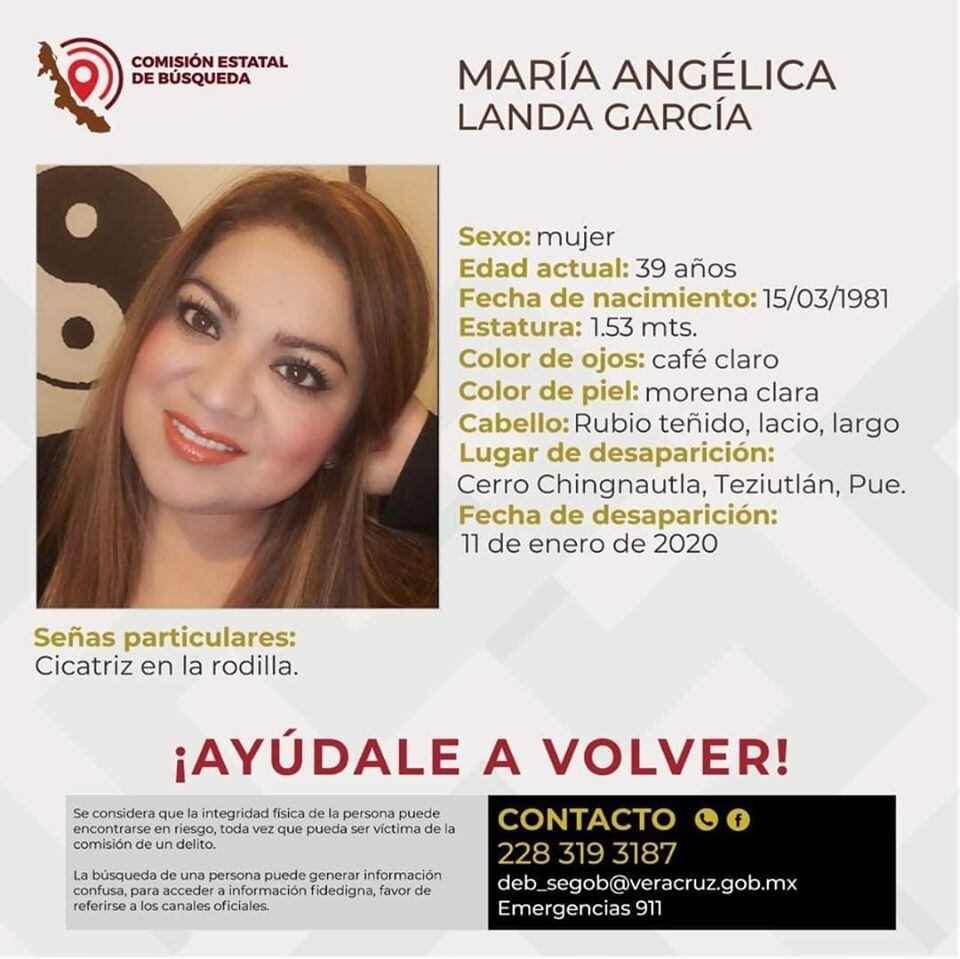 Ficha de búsqueda de Angélica.