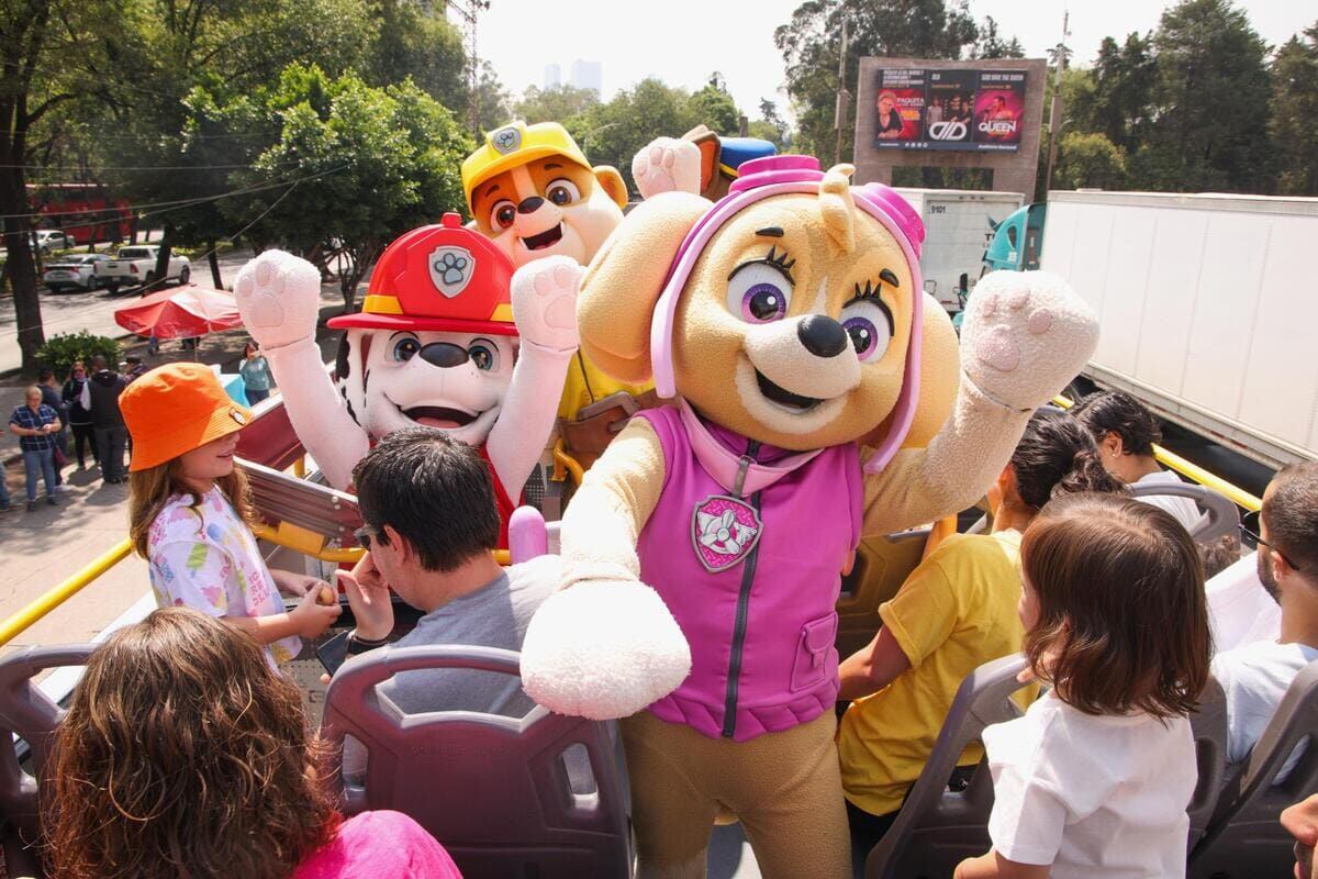 Turibus de CDMX con Paw Patrol