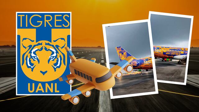 Avión inspirado en Club Tigres