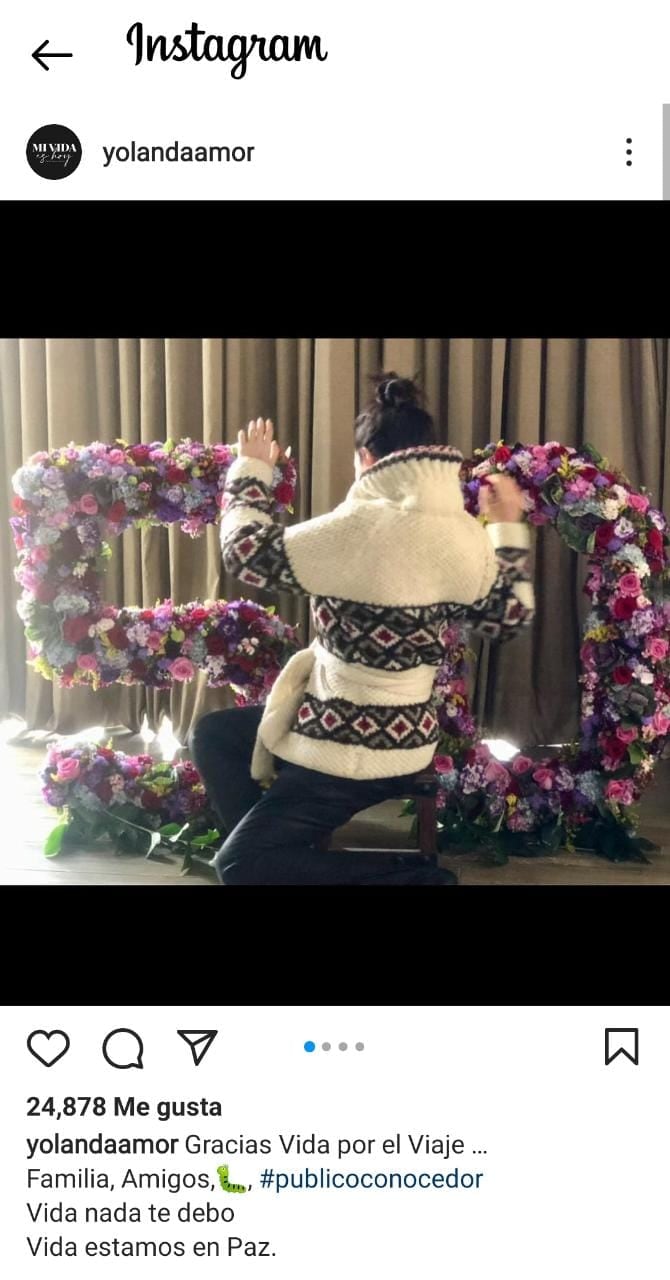 Publicación de Instagram