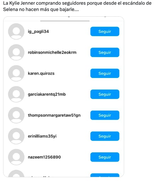 Reportan que Kylie Jenner estaría comprando bots tras ser destronada por Selena Gomez en Instagram