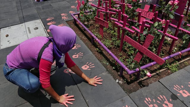 Protesta por feminicidios