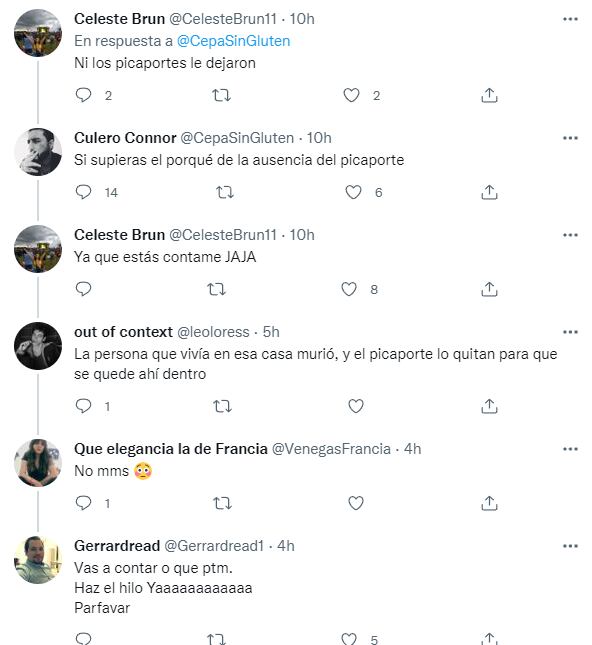 Comentarios de Twitter a la nota de vecino que hacía “ruidos molestos”