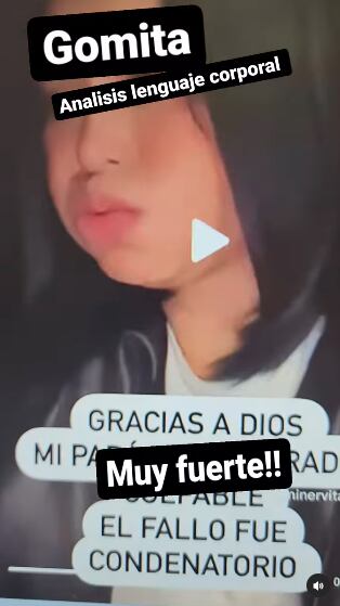 Maryfer Centeno analiza lenguaje corporal de Gomita