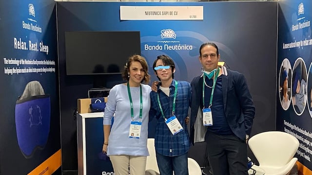 Franco Canseco en el CES 2022, donde presentará su banda neutónica