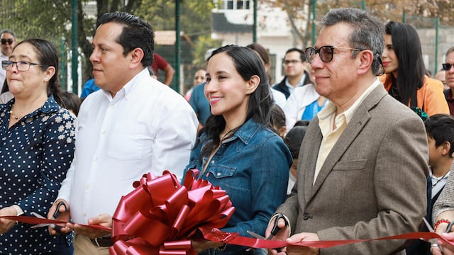 Michelle Núñez entrega rehabilitación de la avenida San Antonio