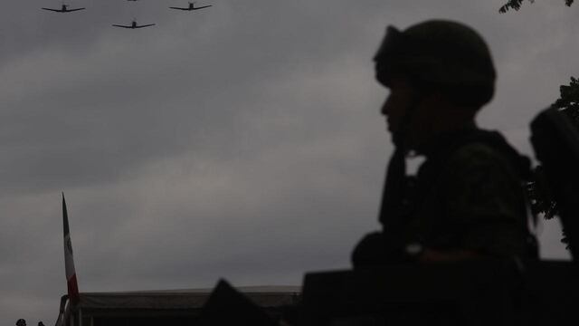 Militar en Michoacán.