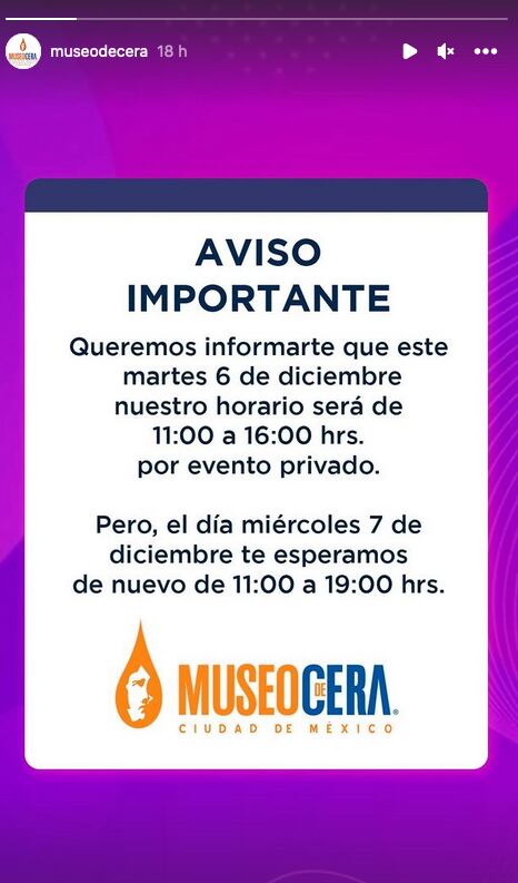Museo de Cera CDMX estará cerrado por ¿Galilea Montijo?