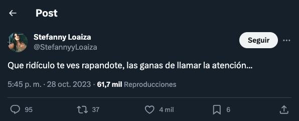 Juan de Dios Pantoja se rapa el cabello pero solo recibe ataques de la hermana de Kimberly Loaiza