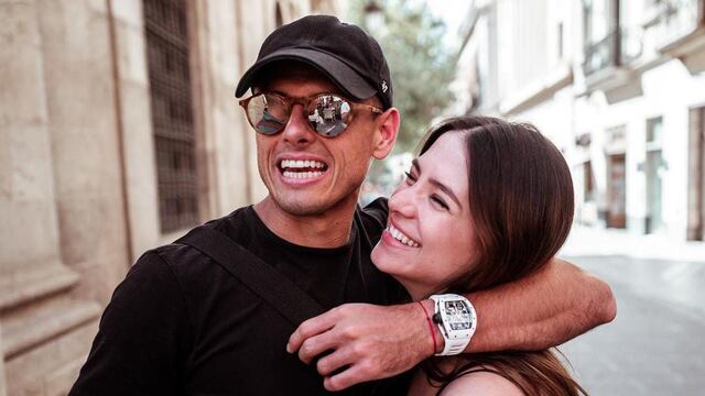 Chicharito y Sarah Kohan