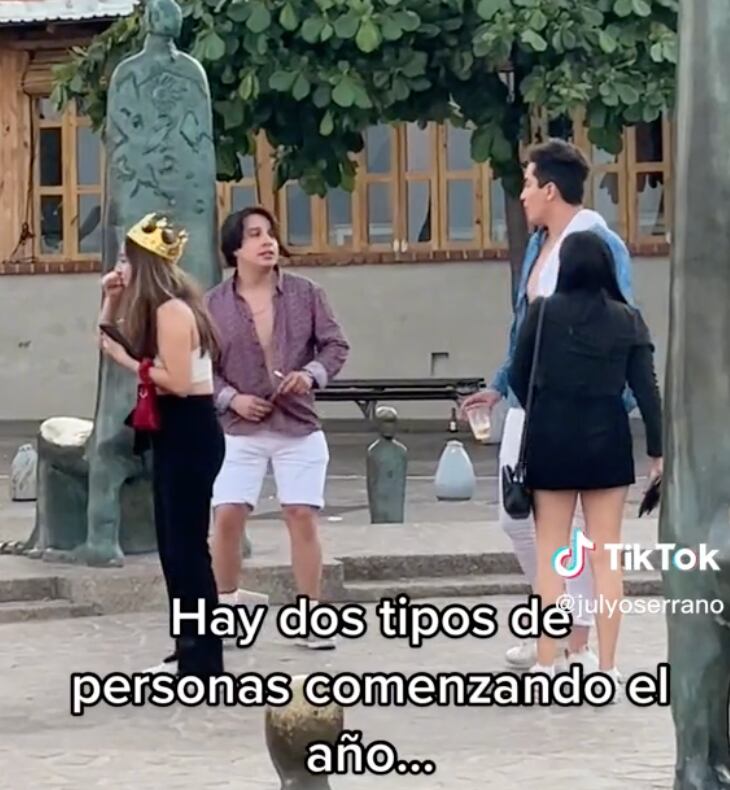 Tipos de personas en Año Nuevo