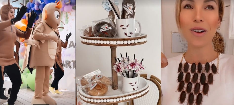 Andy Benavides y su fiesta de cucarachas