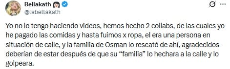 Bellakath responde a Carlos Jiménez sobre su vínculo con Barnaby.