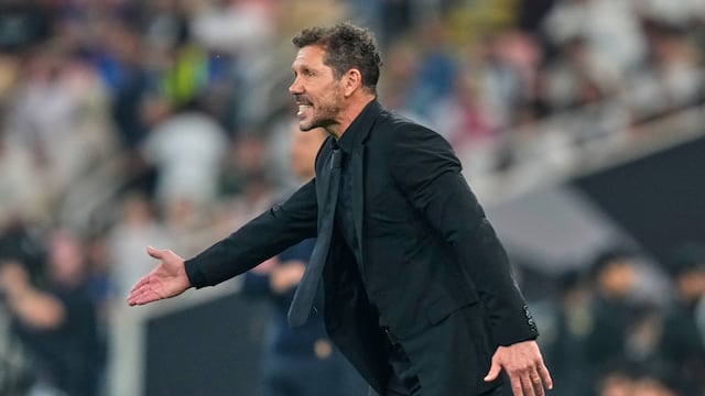Diego Simeone, director técnico del Atlético de Madrid.
