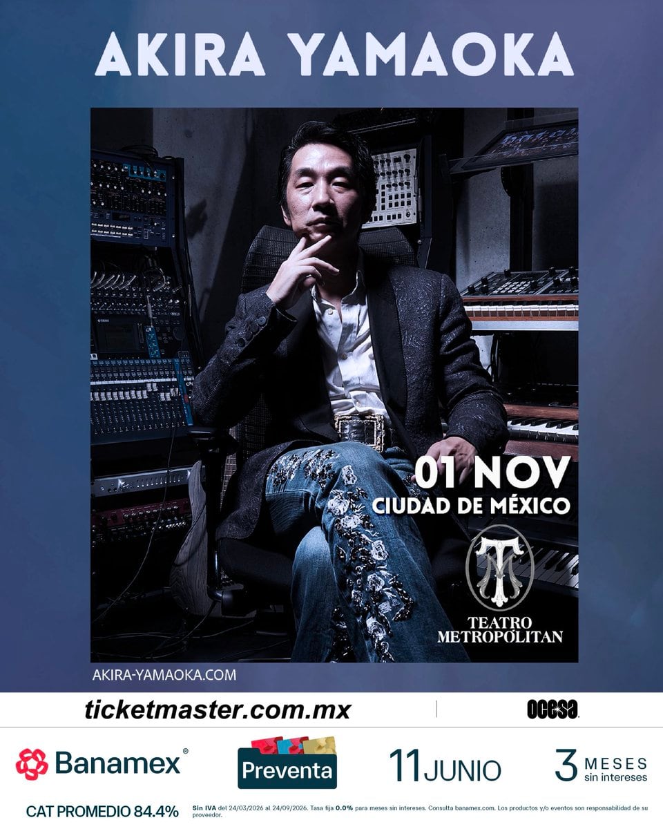 Akira Yamaoka en México: fecha y boletos para su concierto en el Teatro Metropólitan