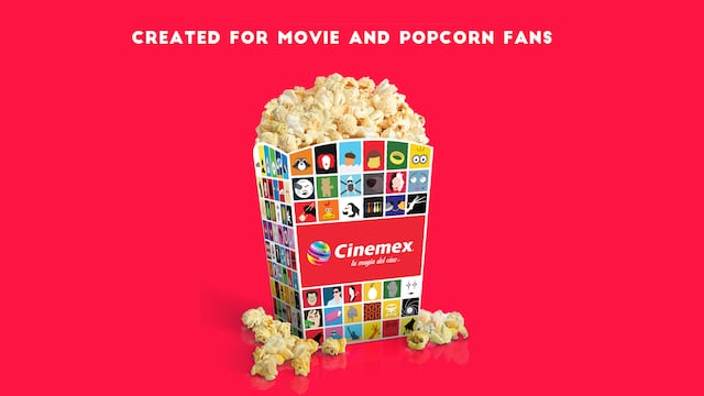 Palomitas en Cinemex