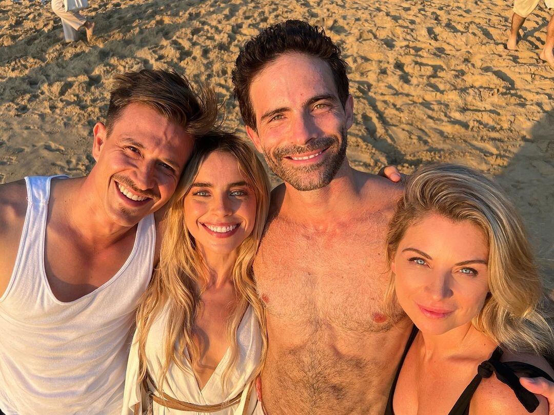 Fernando Rebeil, Marcela Guirado, Osvaldo Benavides y Ludwika Paleta.