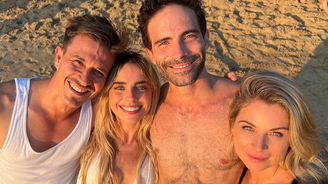 Fernando Rebeil, Marcela Guirado, Osvaldo Benavides y Ludwika Paleta.