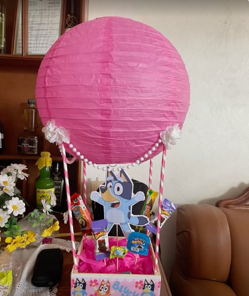 Ideas de un centro de mesa de Bluey para el Día de las Madres