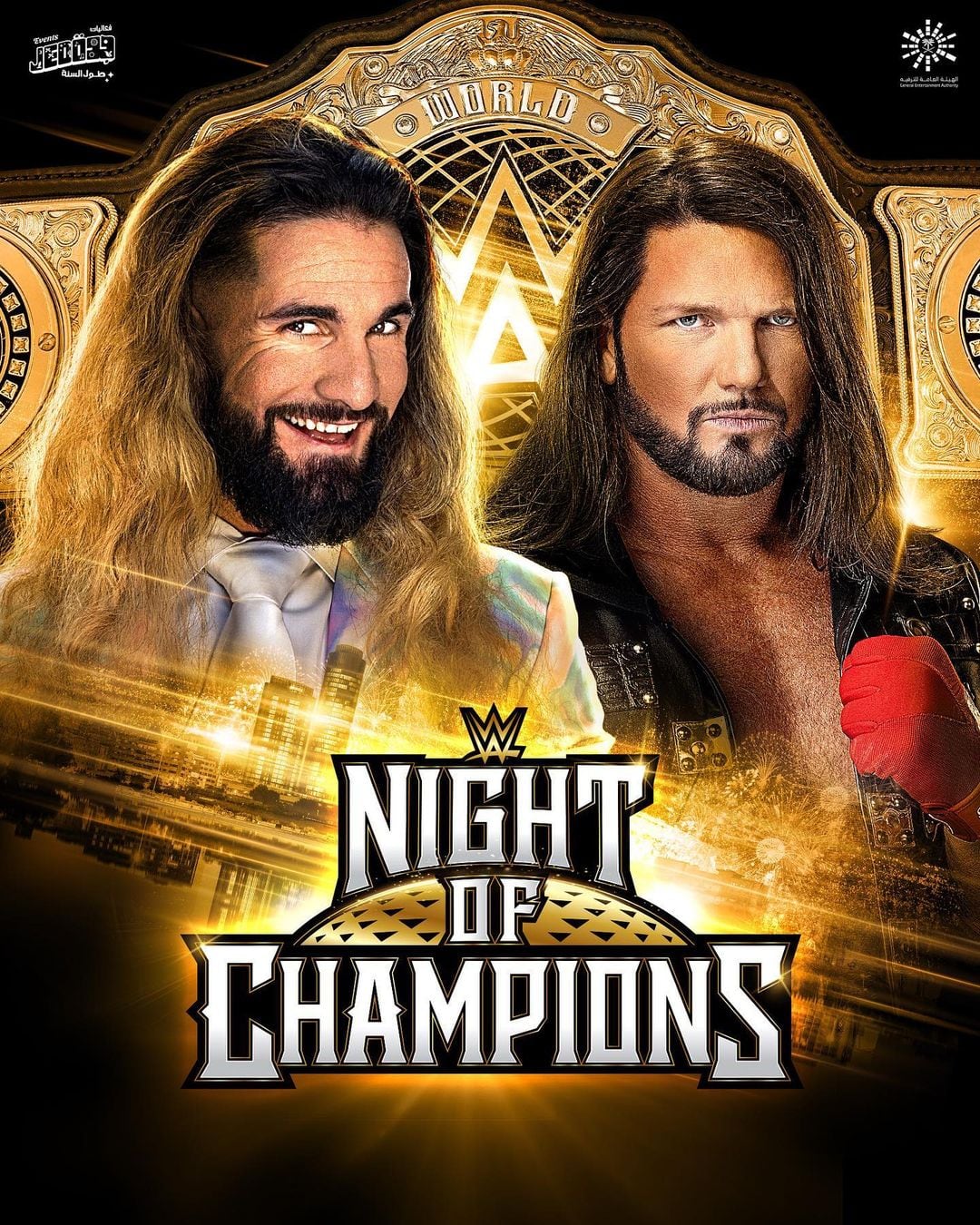 Seth Rollins contra AJ Styles en Night of Champions