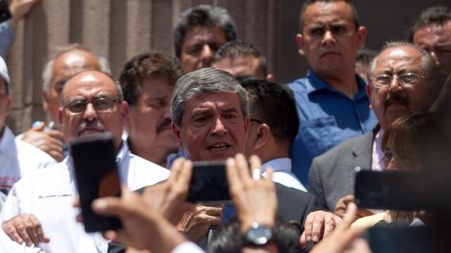 Hoy compareció el secretario de gobierno de Nuevo León