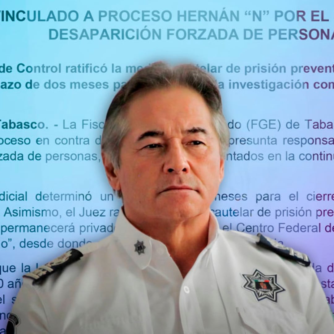 Fiscalía de Tabasco confirma proceso contra Hernán Bermúdez por desaparición forzada