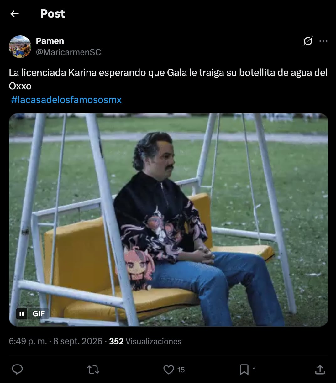 Memes sobre Gala Montes