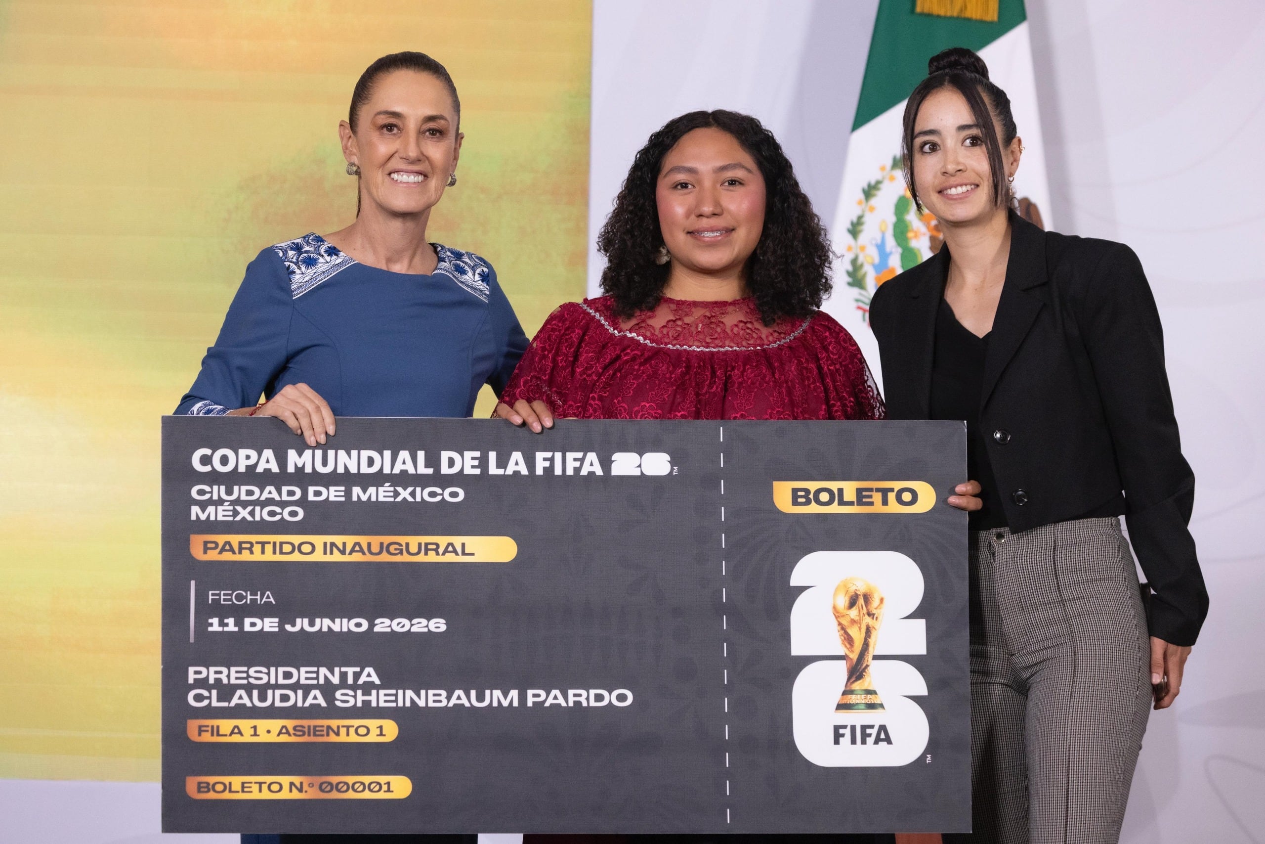 Yolett Cervantes Cuaquehua, Ganadora Boleto inaugural de Claudia Sheinbaum