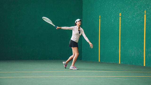 Diana Laura Nuñez en competencia.