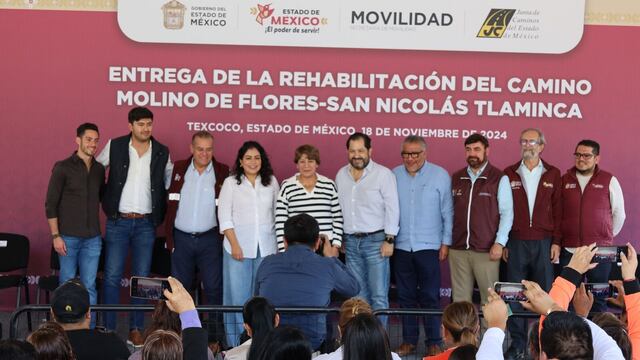 Gobierno de Delfina Gómez y Texcoco suman 100 obras
