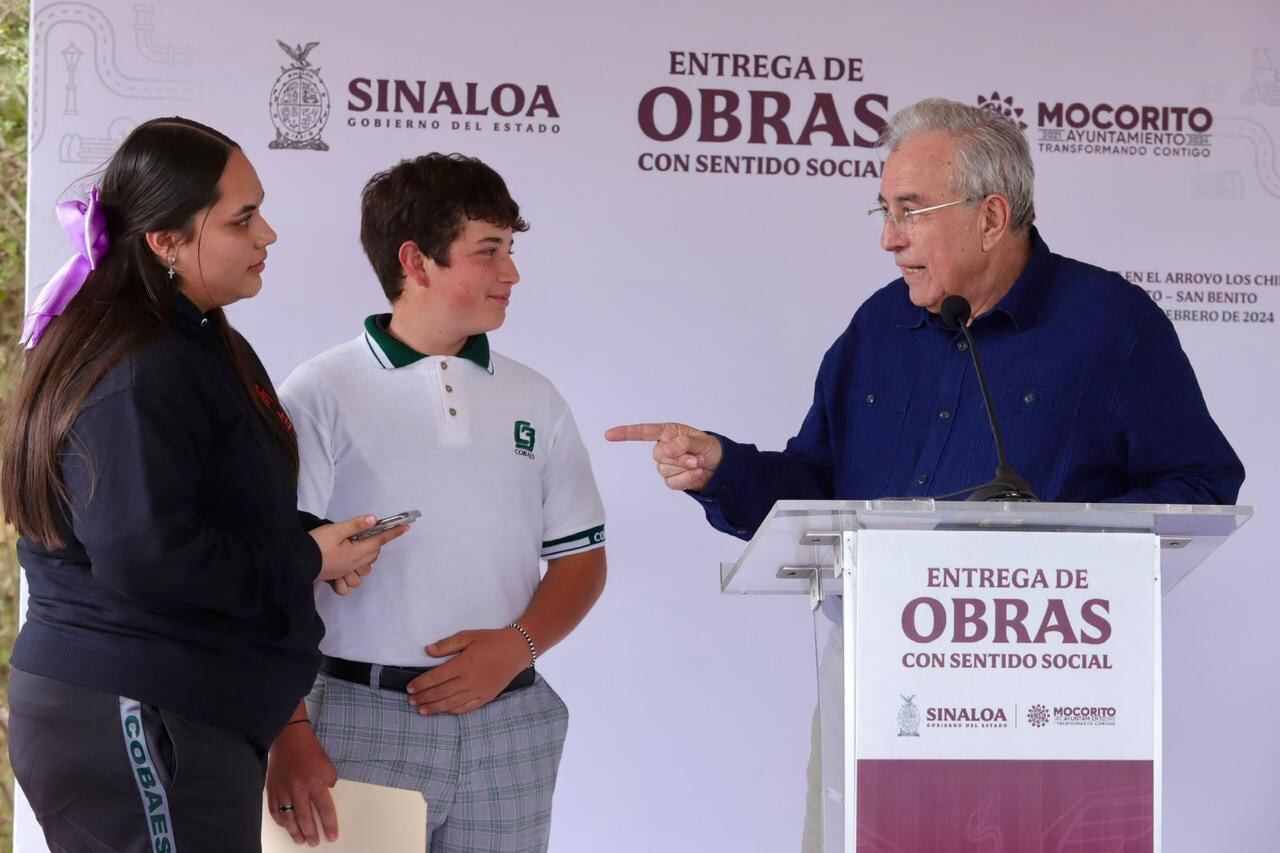 Rubén Rocha: Conectar comunidades de forma segura en Sinaloa es prioridad