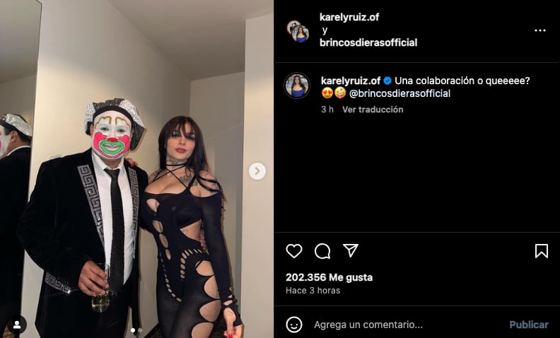 Karely Ruiz y Brincos Dieras se dejan ver juntos para anticipar una colaboración