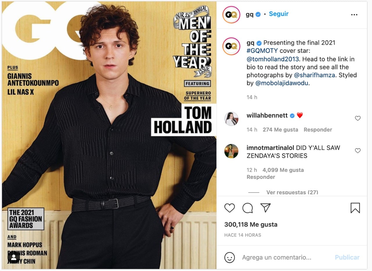 Tom Holland para GQ