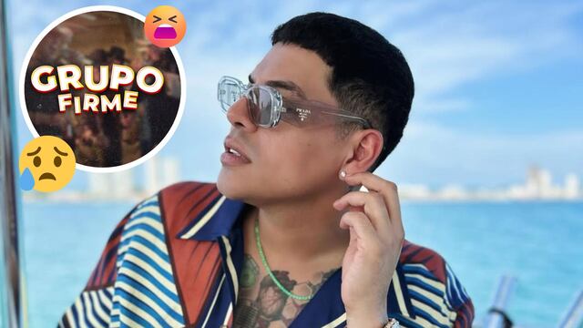 Eduin Caz está triste tras narcomanta a Grupo Firme.