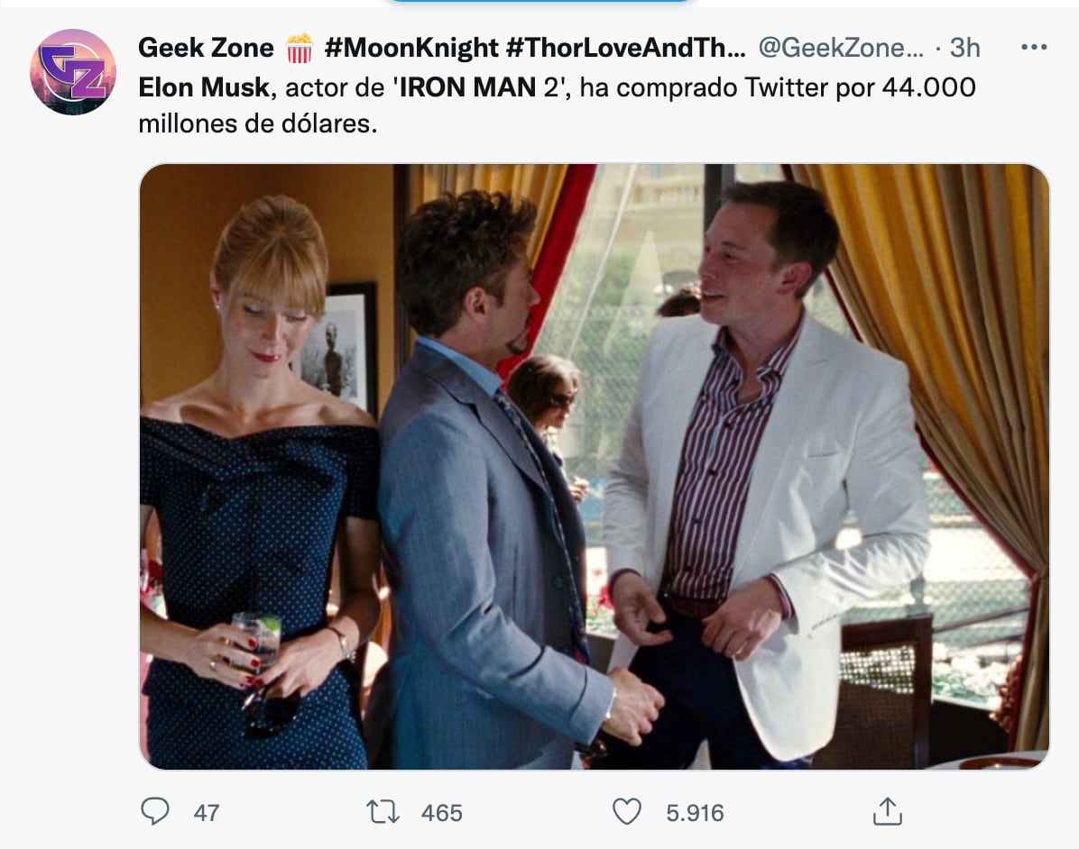 Elon Musk en Iron Man 2