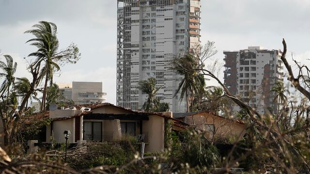 Huracán Otis y su destrucción en Acapulco