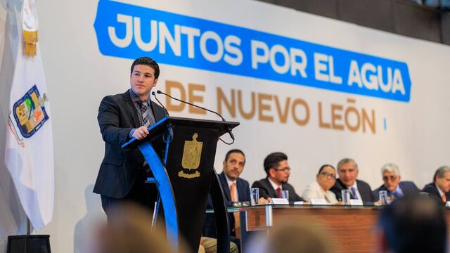 Samuel García hace un llamado para un pacto social por el cuidado del agua en Nuevo León