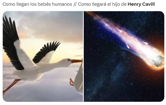 Memes de Henry Cavill y su novia embarazada