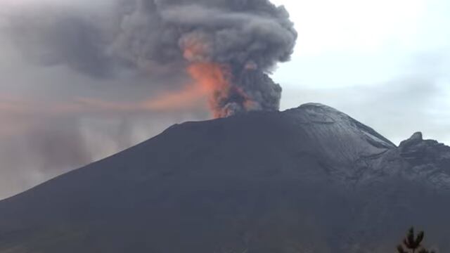 Volcán Popocatépetl el 20 de octubre