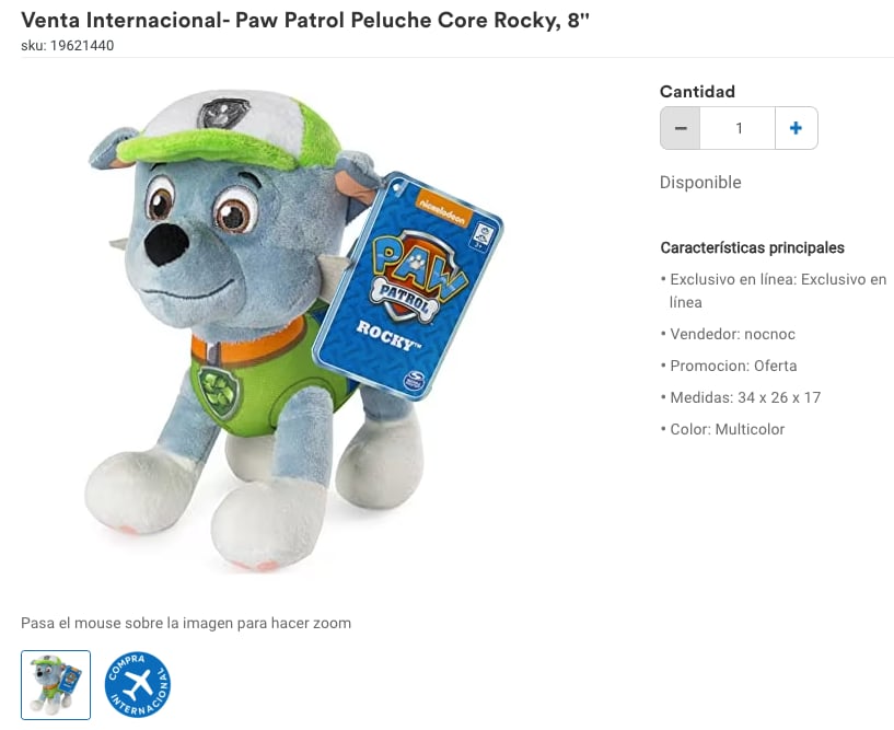 juguetes de Paw Patrol en Coppel