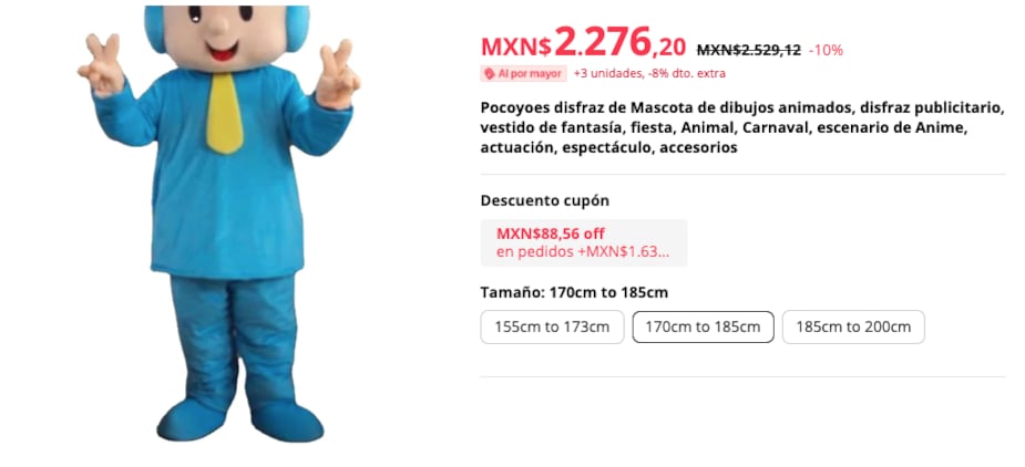 Juguete de Pocoyó: AliExpress