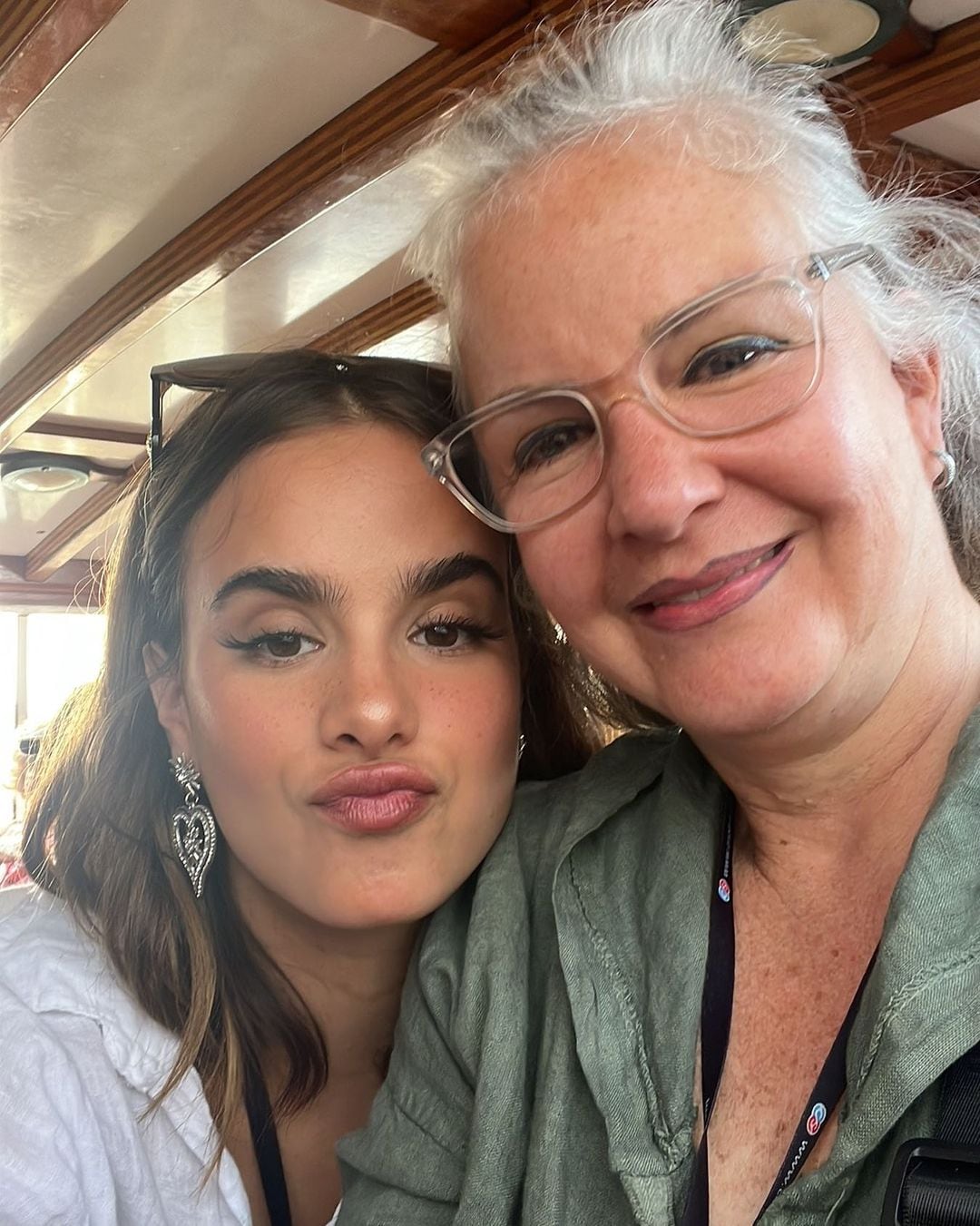 Gala Montes y su mamá Crista Montes