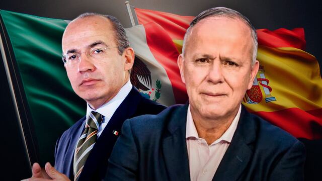 Felipe Calderón y Ciro Gómez Leyva