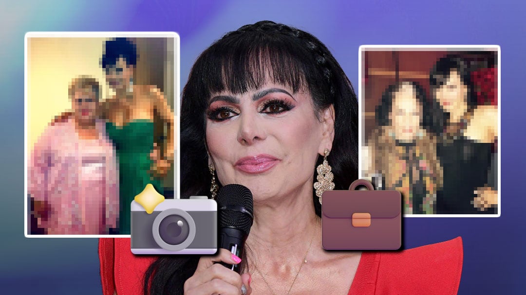 Maribel Guardia sacó de su baúl fotos con Paquita la del Barrio y Tongolele