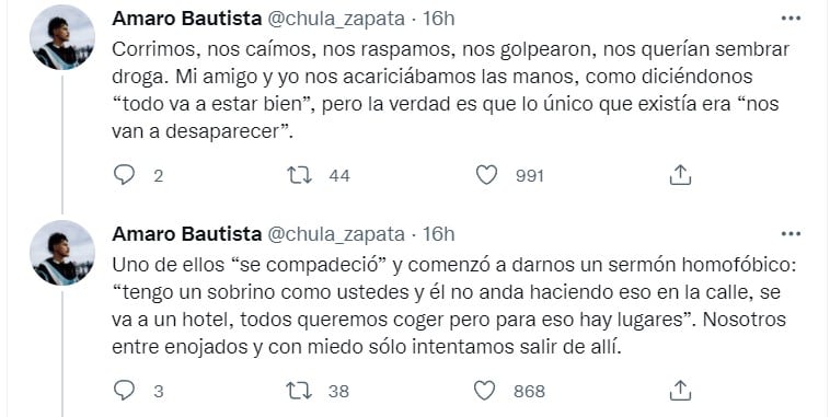 Denuncia de pareja gay contra policías de CDMX