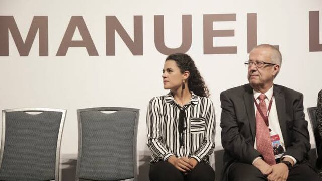 En la imagen, la secretaria del Trabajo, Luisa María Alcalde, y el titular de la SHCP, Carlos Urzúa