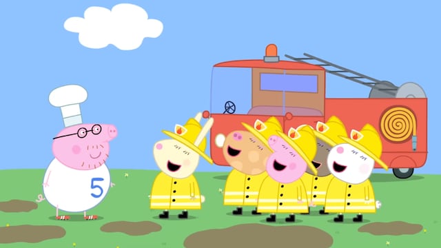 Peppa Pig por el Día del Bombero Voluntario