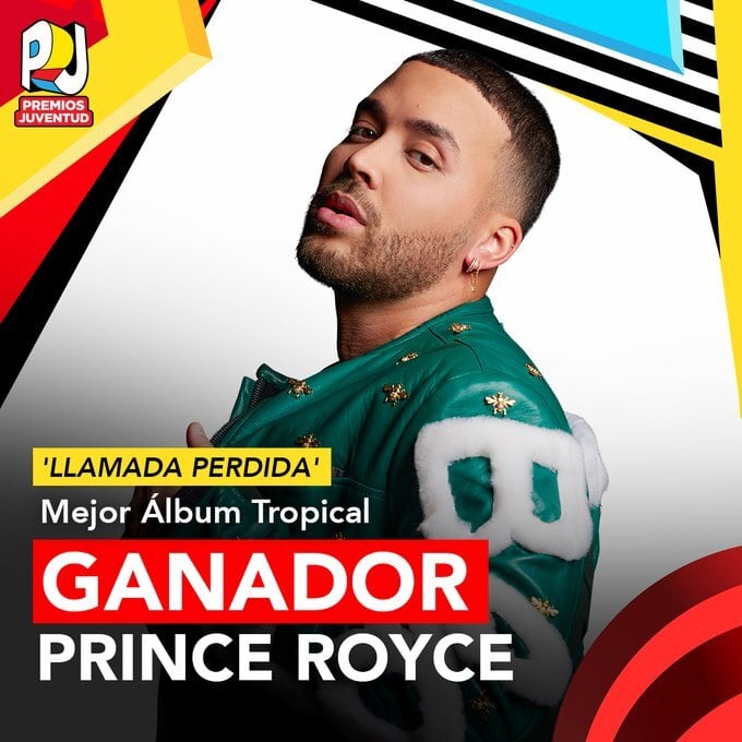 Ganador a Mejor Álbum Tropical en los Premios Juventud 2024