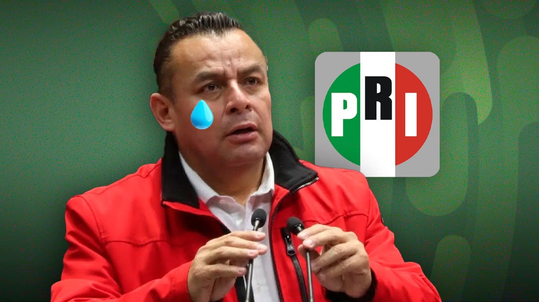 Erubiel Alonso no pudo contener el llanto al dejar el PRI